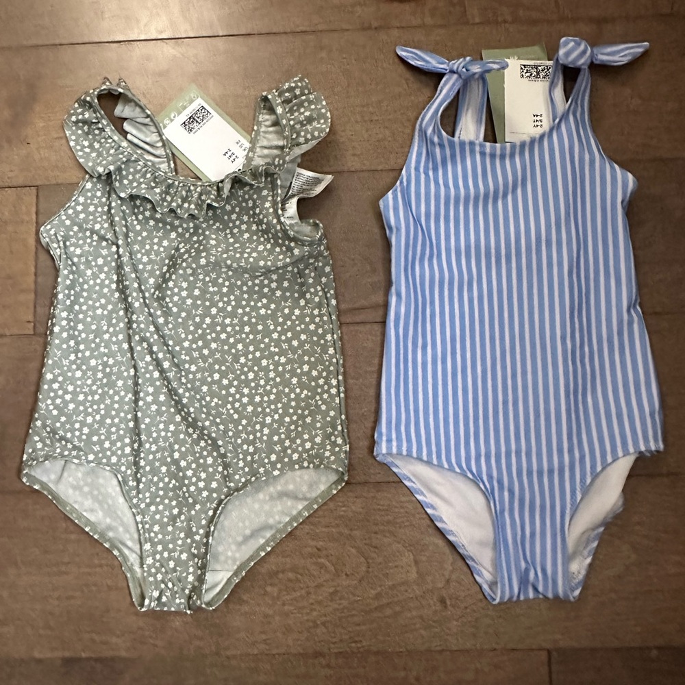 H&M bathing suit / swimsuits 3/4T NWT